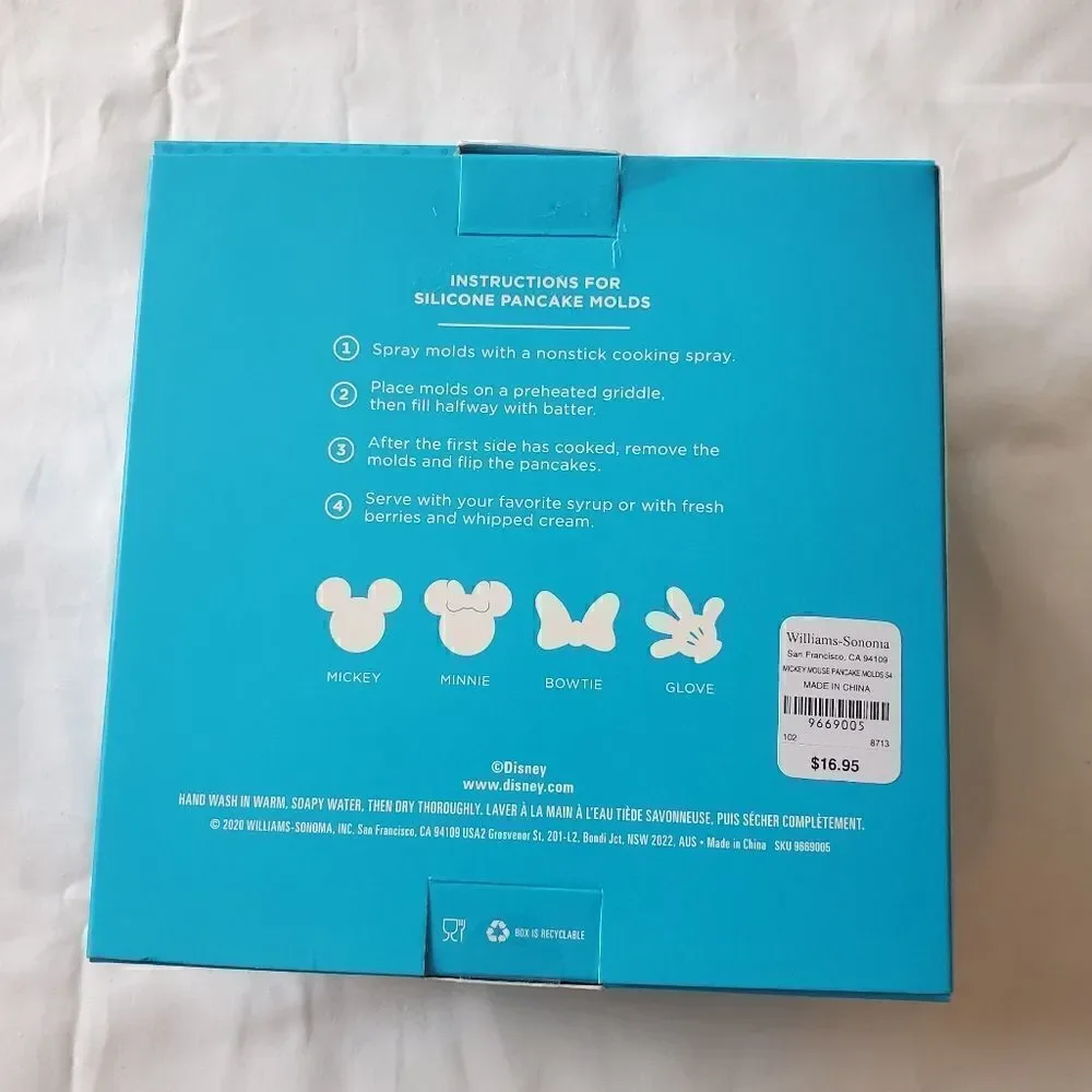 Minnie Mouse Pancake Molds Williams Sanoma